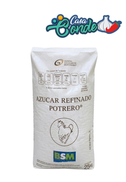 Azucar refinada Potrero bul/25 KG