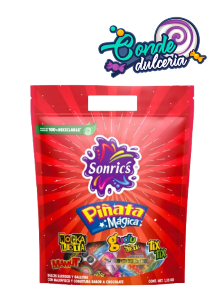 Pinata Magica Sonrics b/1.8 KG