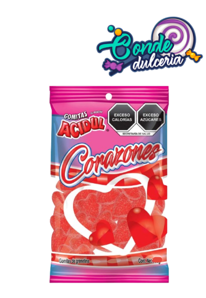 Gomita Mini Corazon Cereza Acidul KG