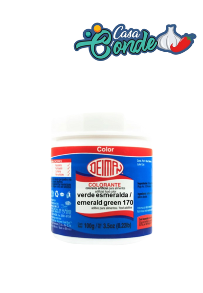 Colorante verde esmeralda Deiman b/100 g